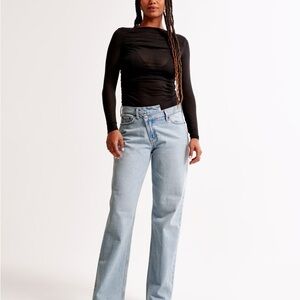 Abercrombie & Fitch Light Blue Straight Leg Jeans